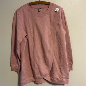 Old Navy Dusty Pink Women's Pullover Sweatshirt